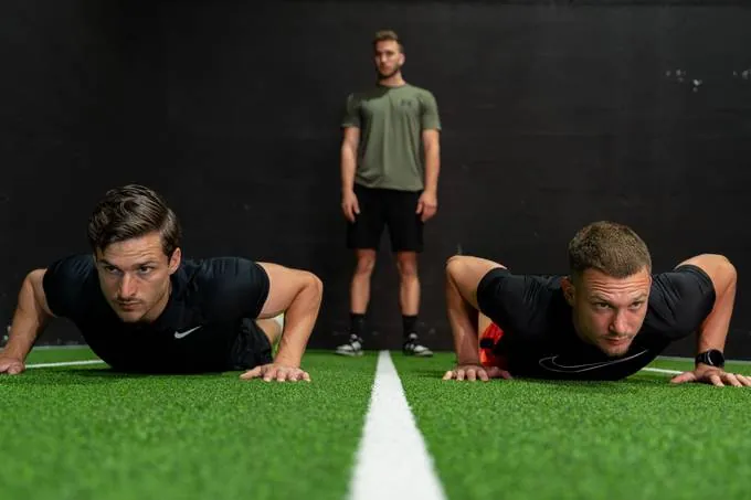 Burpees on the track
